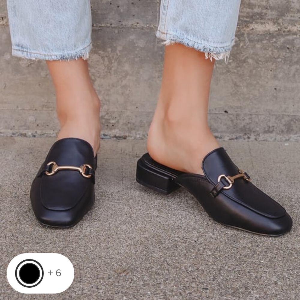 Lulus Ranae Black Slide-On Loafers
